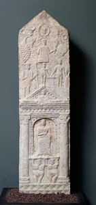 Votive stela dedicated to Saturn, from Maghroua, 2nd-3rd century